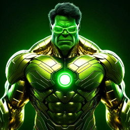 ai generated image of a golden hulk in a futuristic crypto tech suit with glowing bitcoin glasses and a high tech environment exuding power and digital innovation in a matrix inspired scene download 2025 04 07t083336 488